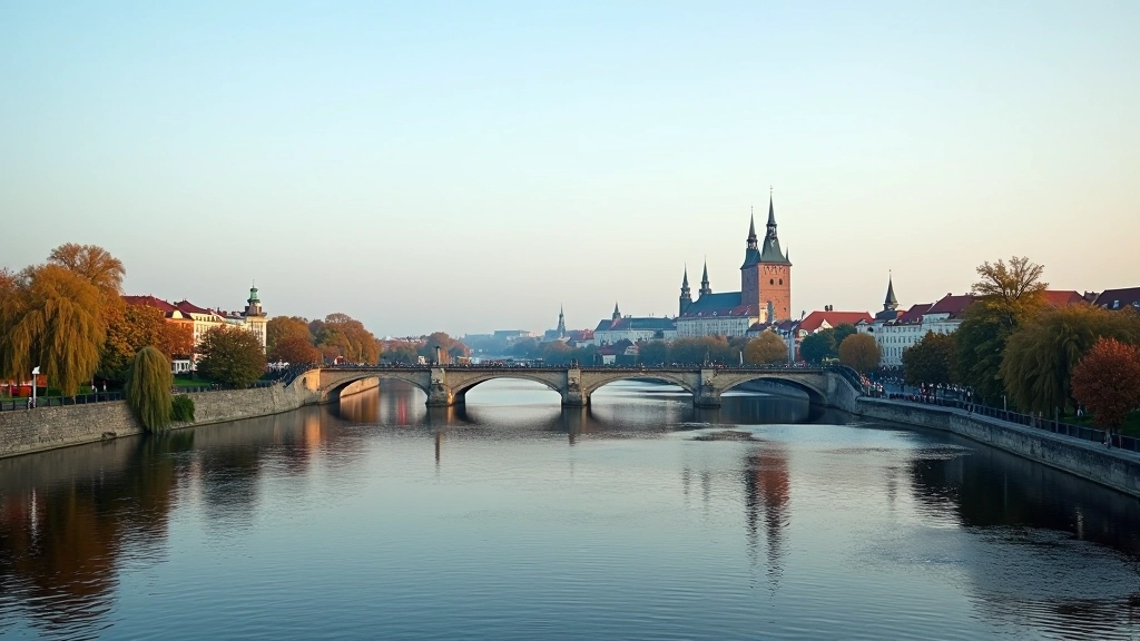 Wisła w Krakowie z widokiem na Wawel